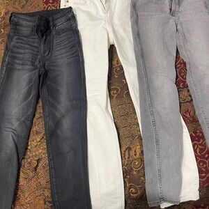 H&M ( 2,4 size ) and American Eagle  (00) Denim Jeans